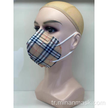 3 Katlı Kulak Askısı Kn95 Tek Kullanımlık Yüz Maskesi